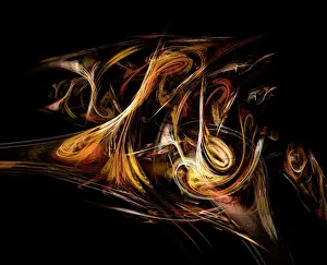 Computer Graphics Illustration Stampe: Fractal object