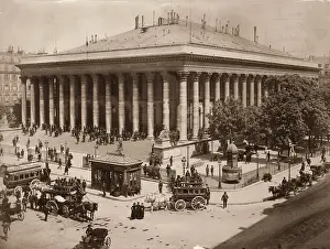 Sepia Toned Images Stampe: La Bourse