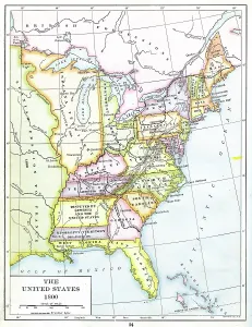 Historical US Maps Stampe: Color Coded Map Of USA