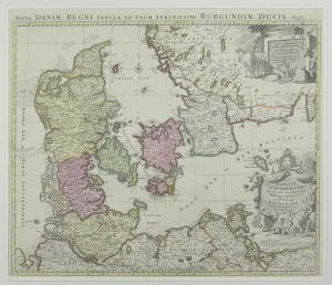 Stampe di Mappa della Danimarca Svelare I Tesori Della Danimarca: Mappe Che Ispirano La Voglia Di Viaggiare Stampe: Mappa della Danimarca