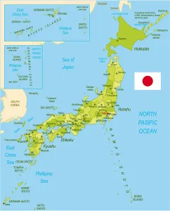 Stampe di Un cartografo del passato ha lasciato un'eredità preziosa, questa mappa antica di Giappone è un tesoro da esplorare Scoprire il mondo in mappe: Passato, presente e oltre: La Mappa del Giappone in un Tesoro di Belle Arti