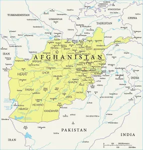 Mappa Stampe: Mappa di Riferimento dell'Afghanistan