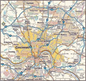 Fine Art Storehouse Collection Stampe: Cincinnati, Ohio area