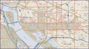 Reference Maps 2011 Edition Stampe: Downtown Washington, DC