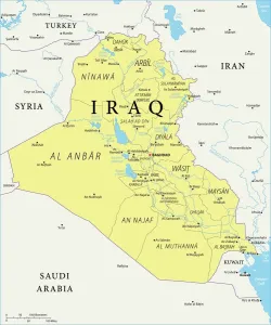 Reference Maps Stampe: Iraq Reference Map
