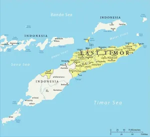 Stampe di Mappa del Timor Est - Illustrazione vettoriale Dili Stampe: Mappa del Timor Orientale - Vettoriale.