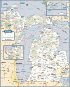 Fine Art Maps Stampe: Reference Maps