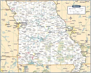 Fine Art Maps Stampe: Reference Maps