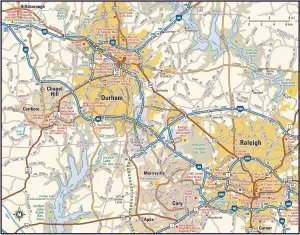 Vintage Style Maps Online Stampe: Reference Maps