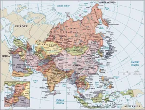 Wall Decor Maps Stampe: Reference Maps
