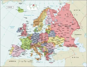 Fine Art Maps Stampe: Reference Maps
