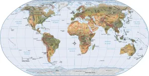 Fine Art Maps Stampe: Reference Maps
