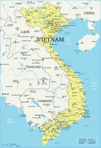 Mappa di Riferimento del Vietnam
