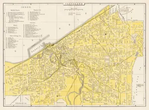 Vintage American Maps Stampe: Map Engravings