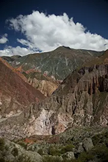 World Heritage Site Landscapes Stampe: multi colored mountains