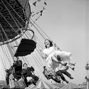 Square Format Photography Stampe: Chairoplanes