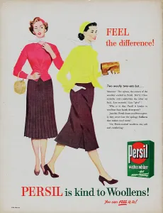Vintage Advertisement Art Stampe: Feel The Difference!