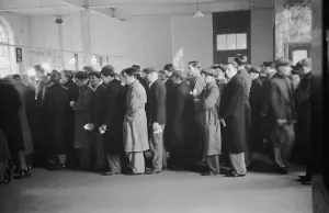 Unemployment Benefits Stampe: Dole Queue
