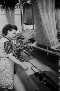 Northern Ireland Industry Stampe: At The Loom