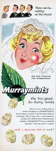 Vintage Advertising Artwork Stampe: Murraymints
