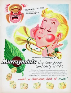 Vintage Advertisement Stampe: Murraymints