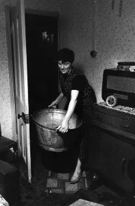 Welsh Village Scenes Stampe: Pithead Baths