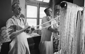Northern Ireland Industry Stampe: Preparing The Flax