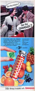 Vintage Food Advertising Stampe: Spangles
