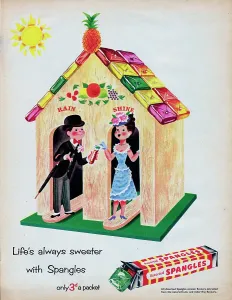 Vintage Advertisement Stampe: Spangles