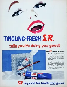 Vintage Toothpaste Advertisement Stampe: S.R. Toothpaste