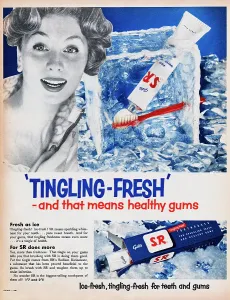 Vintage Toothpaste Advertisement Stampe: S.R. Toothpaste