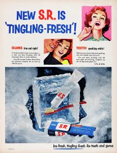 Vintage Toothpaste Ads Stampe: S.R. Toothpaste