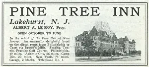 Vintage Advertisement Stampe: Pine Tree Inn