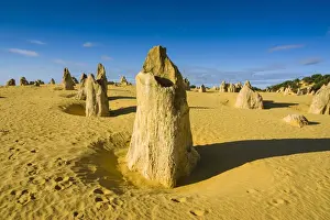 Western Australia Tourist Attractions Stampe: The Pinnacles limestone formations, Nambung National Park, Western Australia
