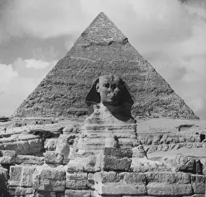 Ancient Egyptian Landmarks Stampe: Sphinx