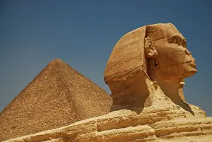 Cairo Travel Destinations Stampe: Sphinx and Pyramid