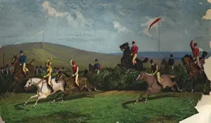 Horse Racing UK Stampe: Steeplechase