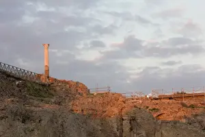 Mt Vesuvius Eruption Stampe: Sunset