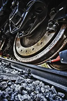 Stampe di Ruote di un treno merci Immagini del 12 maggio 2011: Ruote di un treno merci.