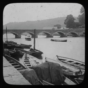 Looe Stampe: Ponte di Looe, Looe, Cornovaglia. Circa 1900