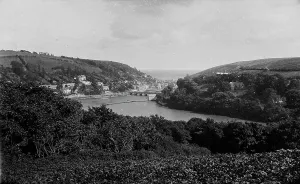 Fiume Looe, Looe, Cornovaglia. Anni 90.