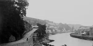 Il fiume, Looe, Cornovaglia. Inizi del 1900.
