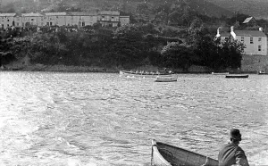 Inghilterra Stampe: Regata di Malpas, Cornovaglia. Inizio del 1900