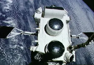 Space Shuttle Atlantis Stampe: Us-Compton Observatory