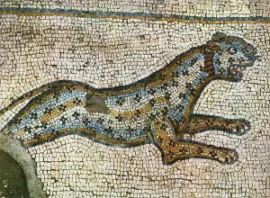 Ancient Middle East Art Stampe: A leopard