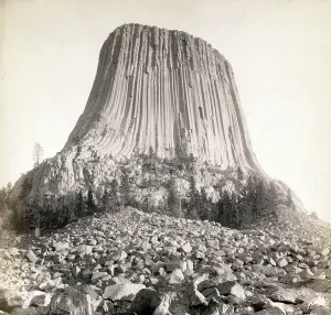 Early American Photography Stampe: The Devil's Tower