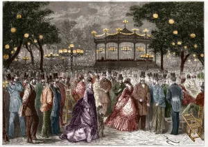 Parigi: un venerdì destate al concerto di Champs-Elysees (Champs Elysees)