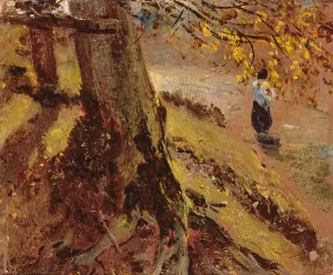 John Constable Artwork Stampe: Study of tree trunks