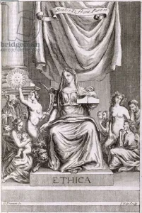 Etica, frontespizio del libro 1 parte 10 dei Principi di Filosofia.