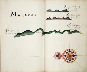 South America Map Stampe: Malaca, 1685 (bound sheet)